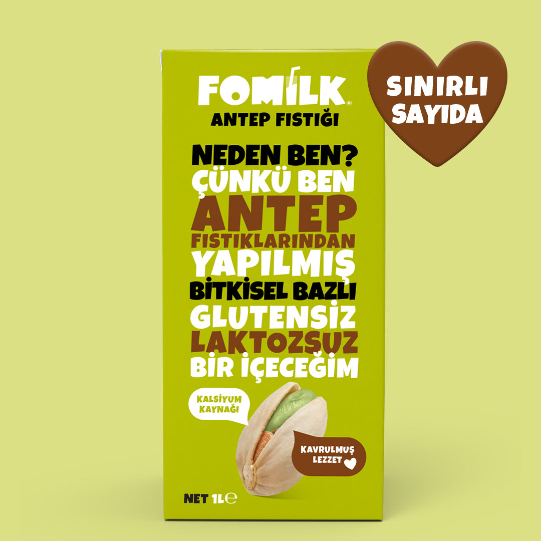 Fomilk Bitkisel Bazlı Antep Fıstığı İçeceği 1L