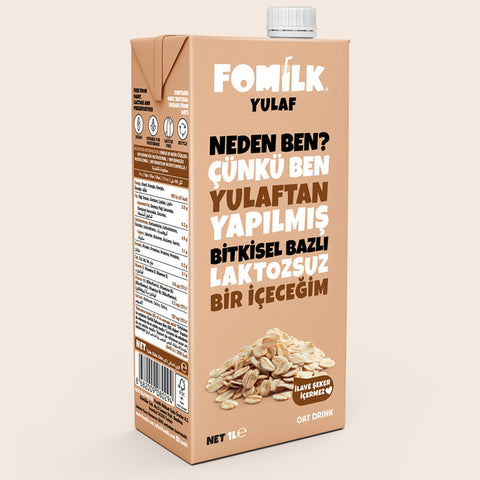 Fomilk Bitkisel Bazlı Yulaf İçeceği 1L